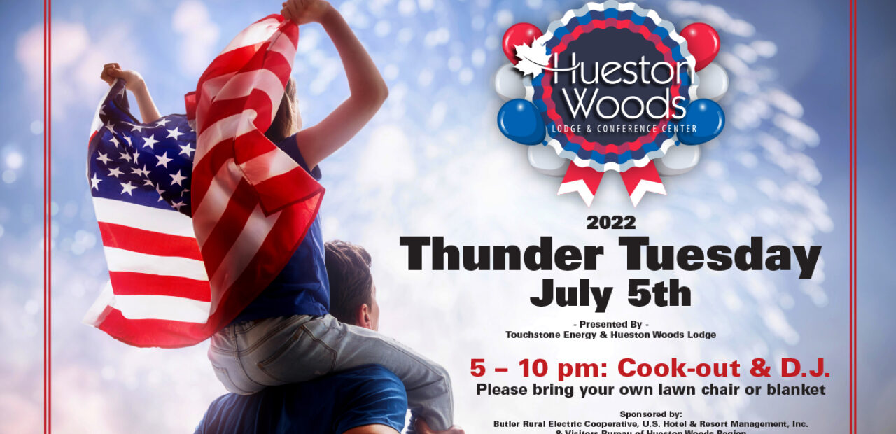 Thunder Tuesday, July 5 cookout