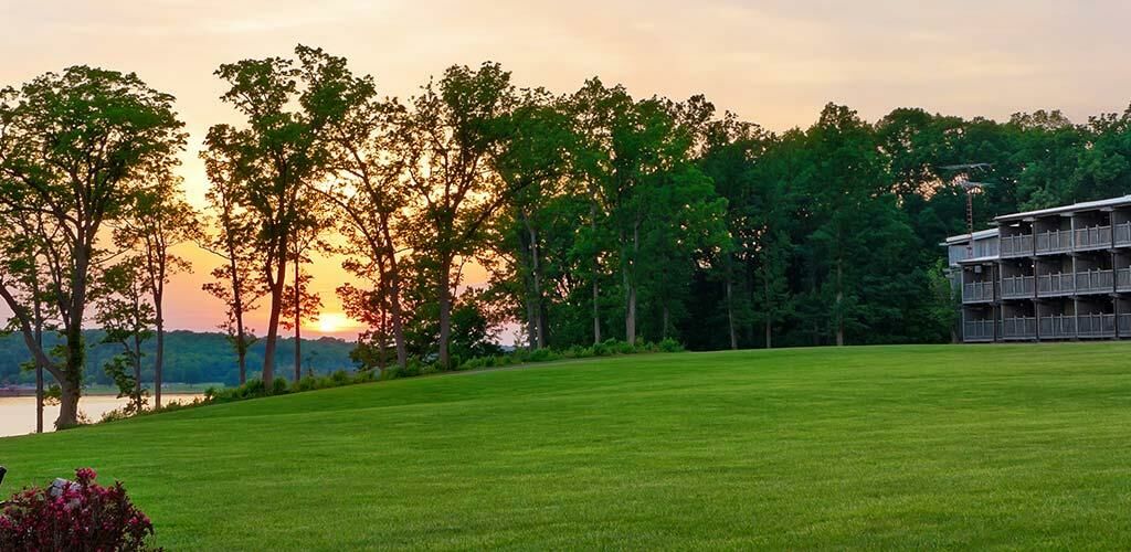 Lodge at Sunset